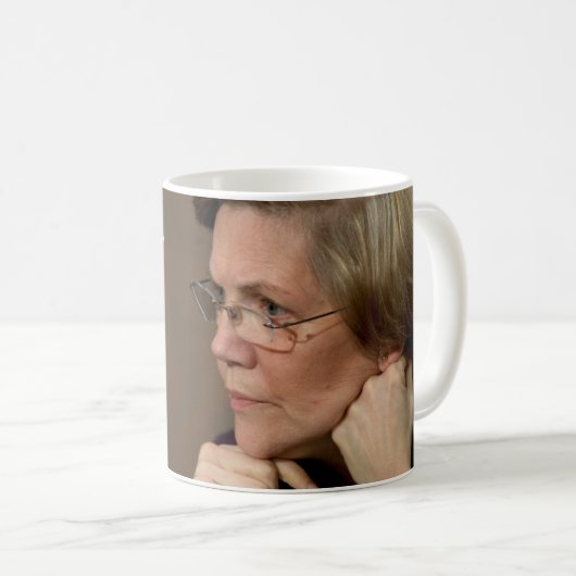 Elizabeth Waren - dennoch bestand sie fort Kaffeetasse (VorderseiteRechts)