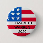 Elizabeth Waren für Präsidenten 2020 Knopf Button (Vorderseite)