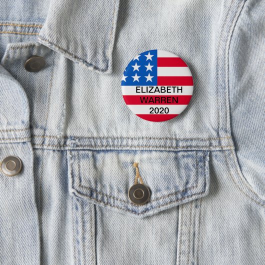 Elizabeth Waren für Präsidenten 2020 Knopf Button (Beispiel)