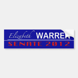 Elizabeth Waren für Senat 2012 Autoaufkleber