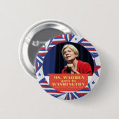 Elizabeth Waren für Senator 2012 Button (Vorne & Hinten)