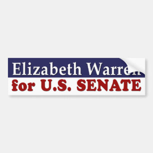 Elizabeth Waren für Senats-Autoaufkleber Autoaufkleber