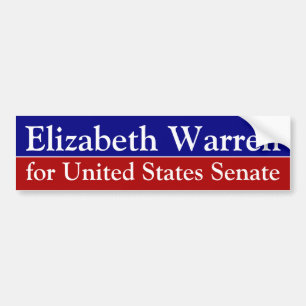 Elizabeth Waren für Senats-Autoaufkleber Autoaufkleber