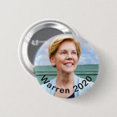 Elizabeth Waren - Knopf Warrens 2020 - Button (Vorne & Hinten)