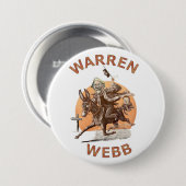 Elizabeth Waren und Jim Webb im Jahre 2016 Button (Vorne & Hinten)