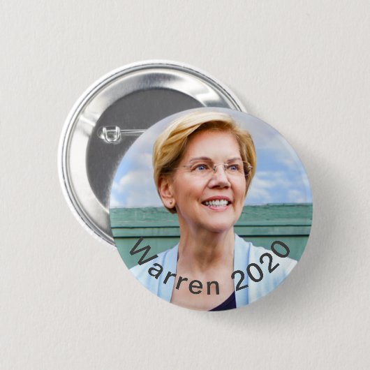 Elizabeth Waren - Waren 2020 Button (Vorne & Hinten)