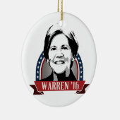 ELIZABETH WAREN, ZUM VON VON IM JAHRE 2016-2016 KERAMIKORNAMENT (Rechts)