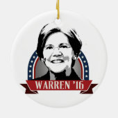 ELIZABETH WAREN, ZUM VON VON IM JAHRE 2016-2016 KERAMIKORNAMENT (Hinten)