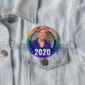 Elizabeth Warren 2020 - Gay Pride Rainbow Button (Beispiel)