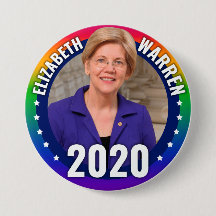 Elizabeth Warren 2020 - Gay Pride Rainbow