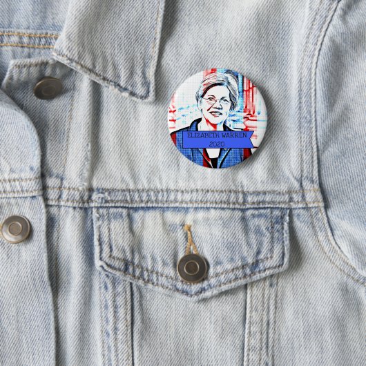 ELIZABETH WARREN 2020 Präsidentschaftswahl Button (Beispiel)