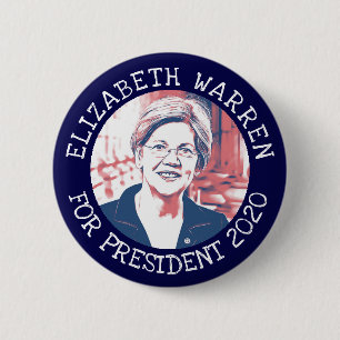 ELIZABETH WARREN 2020 Präsidentschaftswahl Button