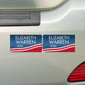 Elizabeth Warren 2024 BOGO Autoaufkleber (Auf Auto)
