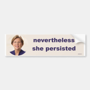 Elizabeth Warren Autoaufkleber