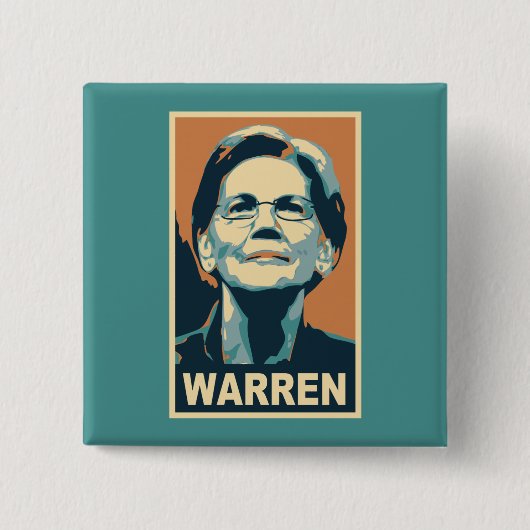 Elizabeth Warren Button (Vorderseite)
