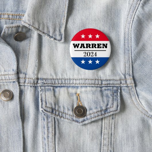 Elizabeth Warren Button 2024 (Beispiel)