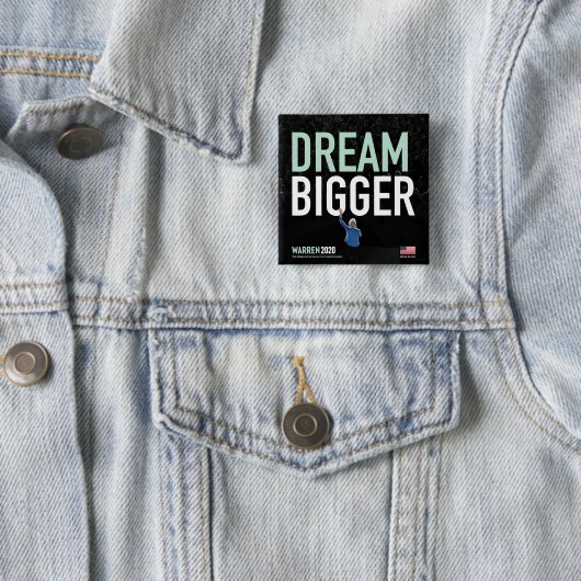 Elizabeth Warren - Dream Bigger - Kollektion CA Button (Beispiel)
