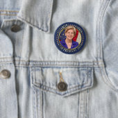 Elizabeth Warren für das demokratische Foto 2020 Button (Beispiel)