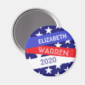 Elizabeth Warren für den Präsidenten 2020 Magnet (Vorderseite/Rückseite)