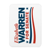 Elizabeth Warren für den Senat Magnet (Vertikal)