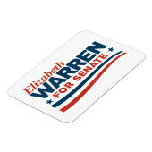 Elizabeth Warren für den Senat Magnet (Linke Seite)