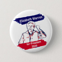 Elizabeth Warren für die Präsidentschaftswahl 2020 Button