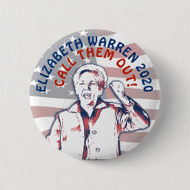 Elizabeth Warren für die Präsidentschaftswahl 2020 Button