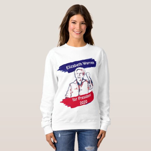 Elizabeth Warren für die Präsidentschaftswahl 2020 Sweatshirt (Vorne ganz)