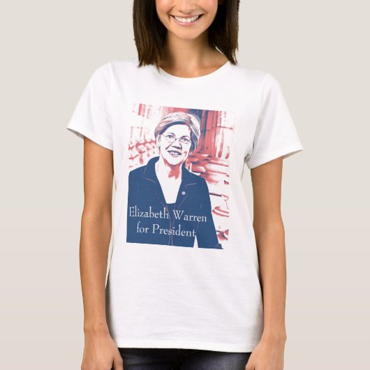 Elizabeth Warren für die Präsidentschaftswahl 2020 T-Shirt (Vorderseite)