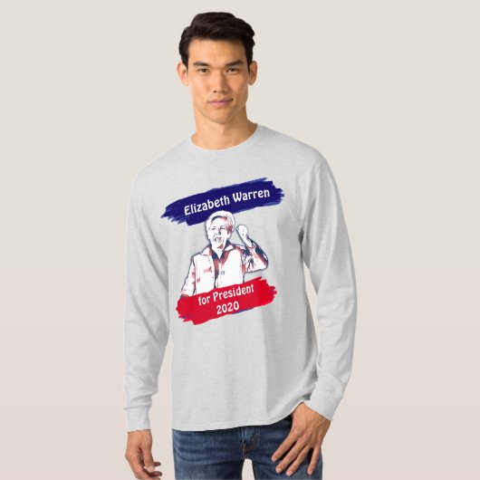 Elizabeth Warren für die Präsidentschaftswahl 2020 T-Shirt (Vorne ganz)