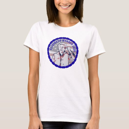 Elizabeth Warren für Präsentation 2020 T-Shirt (Vorderseite)