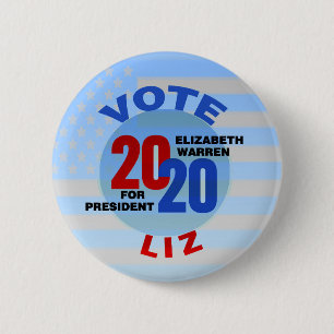 Elizabeth Warren für Präsident 2020 Button
