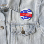 Elizabeth Warren für Präsident 2020 Button (Beispiel)