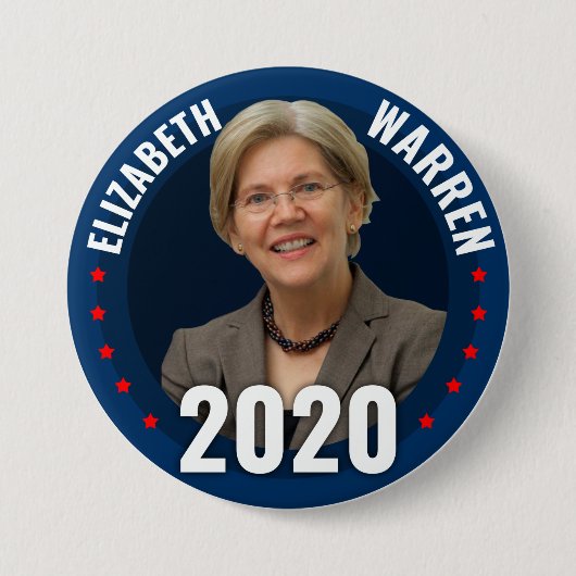 Elizabeth Warren für Präsident 2020 Button (Vorderseite)