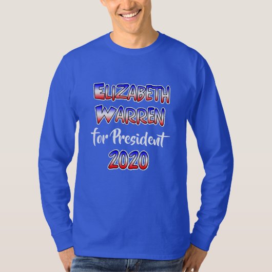 Elizabeth Warren für Präsident 2020 T-Shirt (Vorderseite)