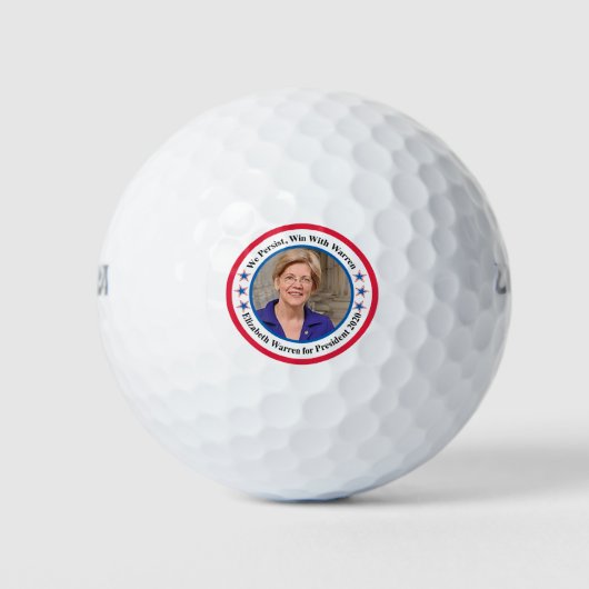 Elizabeth Warren Golfball (Vorderseite)