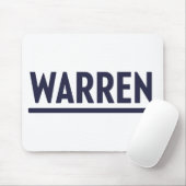 Elizabeth Warren Logo für den Präsidentschaftswahl Mousepad (Mit Mouse)