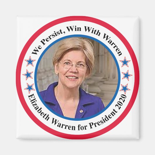 Elizabeth Warren Magnet (Vorne)
