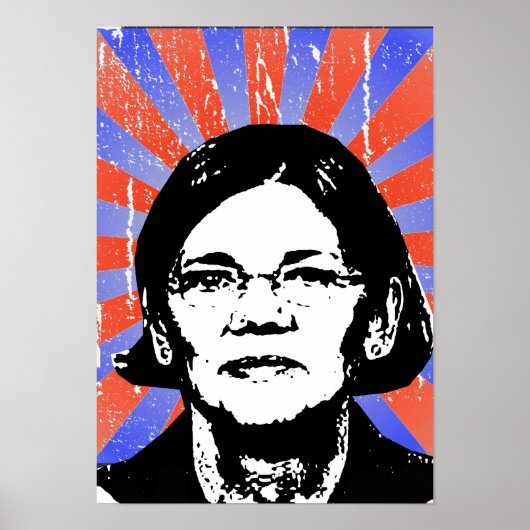 Elizabeth Warren - Poster (Vorne)