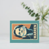 elizabeth Warren Postkarte (Stehend Vorderseite)