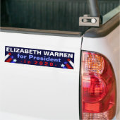 Elizabeth Warren Präsident 2020 Demokrat Autoaufkleber (Auf Lkw)
