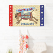 Elizabeth Warren Präsident 2020 Demokrat Donkey Banner (Insitu)