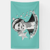 Elizabeth Warren Star Banner (Vertikal)
