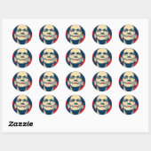 elizabeth warren weiter runder aufkleber (Blatt)