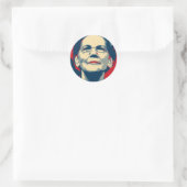 elizabeth warren weiter runder aufkleber (Tasche)