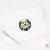 elizabeth warren weiter runder aufkleber (Umschlag)