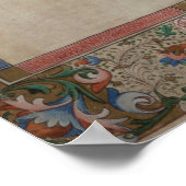 Elizabeth Woodville Queen Consort of King Edward Poster (Ecke)