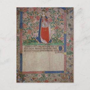 Elizabeth Woodville Queen Consort of King Edward Postkarte