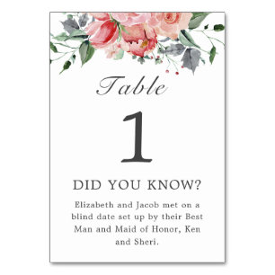 Elizabeth Wusstest du schon Hochzeitsfunfact Tischnummer