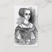 Elizabethan Closing Business Card Visitenkarte (Rückseite)